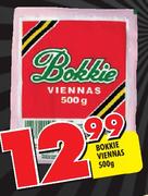 Bokkie Viennas-500gm