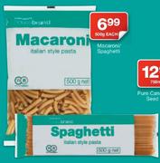 House Brand Macaroni/Spaghetti-500g Each