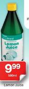 Lemon juice - 500ml