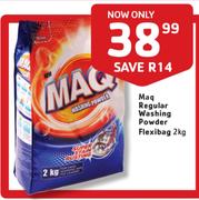 Maq Regular Washing Powder Flexibag-2kg