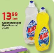 Ajax Dishwashing Liquid Assorted - 750ml Each