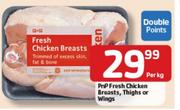 PnP Fresh Chicken Breasts, Thighs Or Wings-Per Kg Each