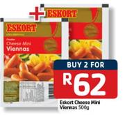Eskort Cheese Mini Viennas-2x500g