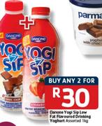 Danone Yogi Sip Low Fat Flavoured Drinking Yoghurt Assorted-1Kg