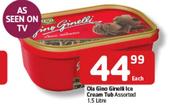 Ola Gino Gineli Ice Cream Tub Assorted-1.5 Litre