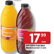 PnP 100% ruit Juice Blend Assorted-1.5Litre
