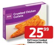 PnP Frozen Crumbed Chicken Cutlets-400g Each