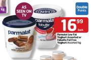 Parmalat Low Fat Yoghurt Assorted/Fabulite Fat Free Yoghurt Assorted - 1kg Each