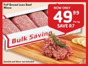 PnP Boxed Lean Beef Mince- Per Kg