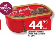 Ola Gino Ginelli Ice Cream Tub Assorted- 1.5L Each