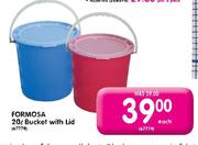 Formosa 20L Bucket With Lid -Each