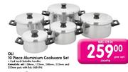 Oli 10 Piece Aluminium Cookware Set-Per Set