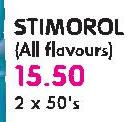 Stimorol(All Flavours)-2x50's