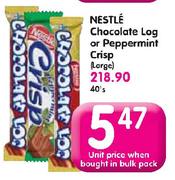 Nestle Chocolate Log Or Peppermint Crisp(Large)-Each