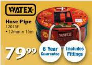 Watex Hose Pipe (12015F)-12mm x 15m