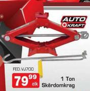 Auto Kraft 1 Ton Skerdomkrag(FED.VJ700)-Elk