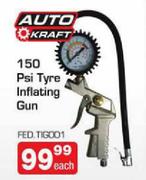 Auto Kraft 150 Psi Tyre Inflating Gun(FED.TIG001)-Each