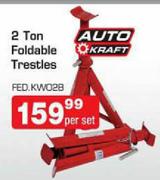 Auto Kraft 2 Ton Foldable Trestles(FED.KW028)-Per Set