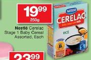 Nestle Cerelac Stage 1 Baby Cereal-250gm Each