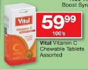 Vital Vitamin C Chewable Tablets-100's
