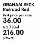 Graham Beck Railroad Red-6x750gm