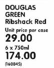 Douglas Green Ribshack Red-6x750ml