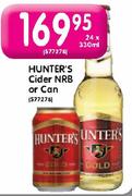Hunter's Cider NRB Or Can-24x330ml