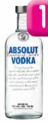 Absolut Imported Blue Vodka-12x750ml