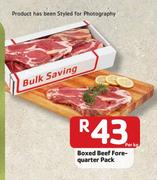 Boxed Beef Fore-Quarter Pack-Per kg