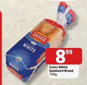 Sasko White Sandwich Bread-700g