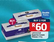 Lancewood Superior Cream Cheese-2x250g