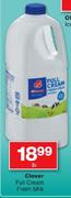 Clover Full Cream Fresh Milk-2L