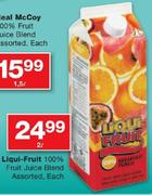 Liqui Fruit 100% Fruit Juice Blend-2L Each