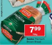 Sasko Premium Brown Bread-700Gm