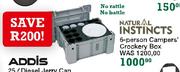Natural Instincts 6-Person Campers Crockery Box