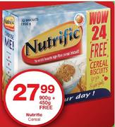 Nutrific Cereal 900+450g Free-Each