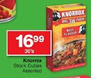 Knorrox Stock Cubes Assorted 36's-Each