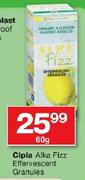 Clipla Alka Fizz Effervescent Granules-60g Each 