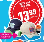 Boys Cap Gift Sets-S-L Per Set