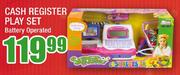 Cash Register Play Set Battery Operated