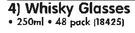 Consol Whisky Glasses-48 x 250ml Per Pack