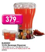 Buddeez 13.25L Beverage Dispenser-Each
