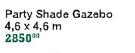 Natural Instincts Party Shade Gazebo 4.6 x 4.6m