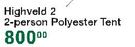 Natural Instincts Highveld 2 2-Person Polyester Tent