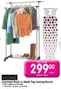 Home Garment Rack Or Mesh Top Ironing Board(120x37.5Cm)-Each
