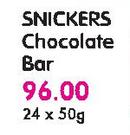 Snickers Chocolate Bar-24 x 50gm