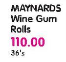 Maynards Wine Gum Rolls-36's