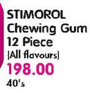 Stmorol Chewing Gum 12 Piece(All Flavours)-40's