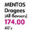 Mentos Drogees(All Flavours)-40's