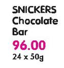 Snickers Chocolate Bar-24x50G